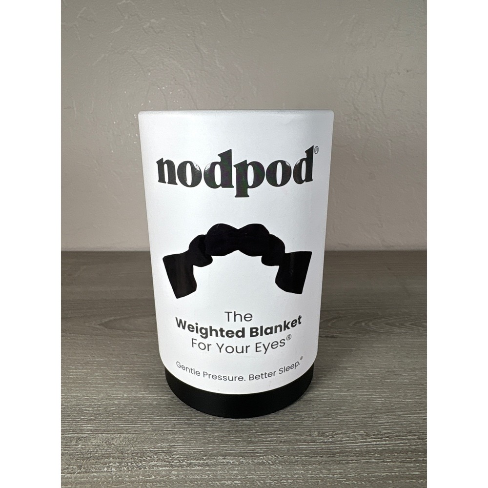 New Nodpod Weighted Sleep Mask Black Brand NEW